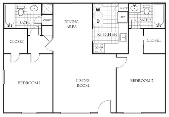 The Mesquite 1407 floor plan